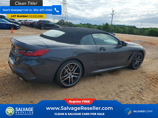 Used 2020 BMW M8 Convertible w/ Driving Assistance Package AWD/4WD image 4