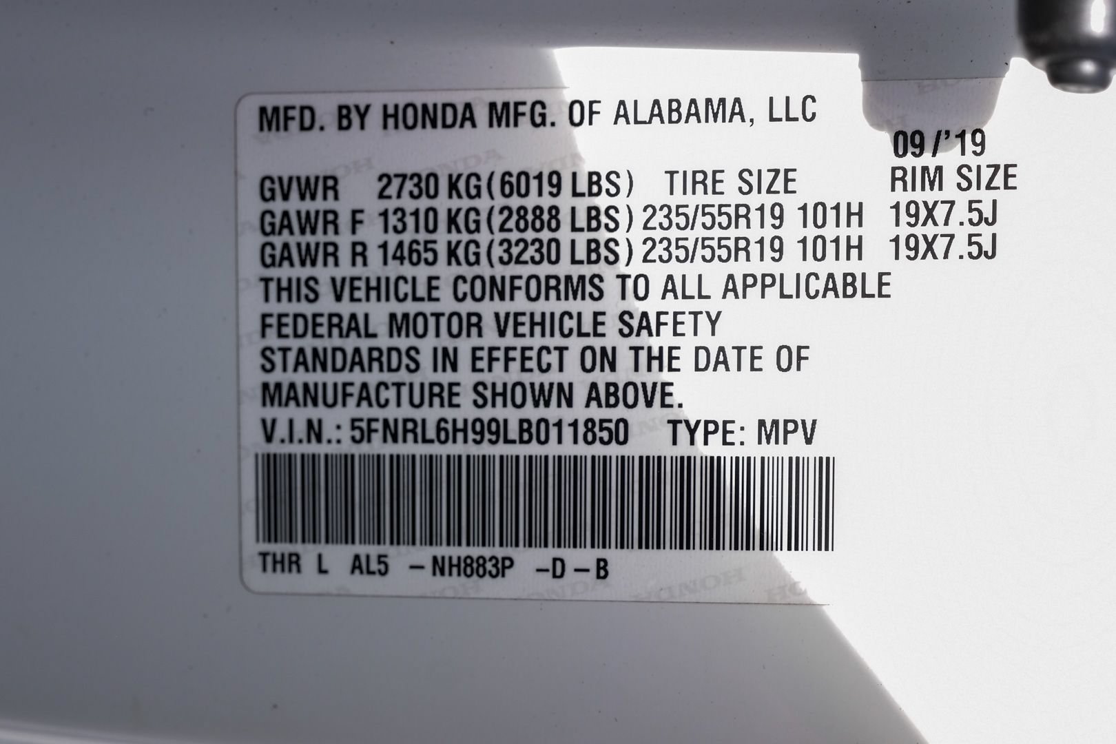 Used 2020 Honda Odyssey Elite image 58