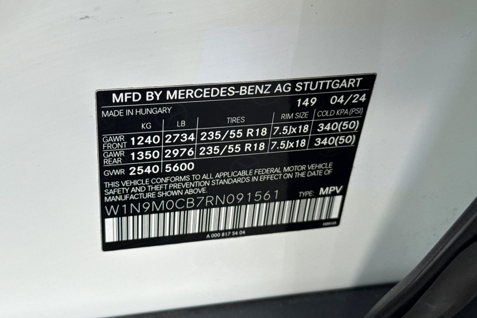 Certified 2024 Mercedes-Benz EQB 250+ image 26
