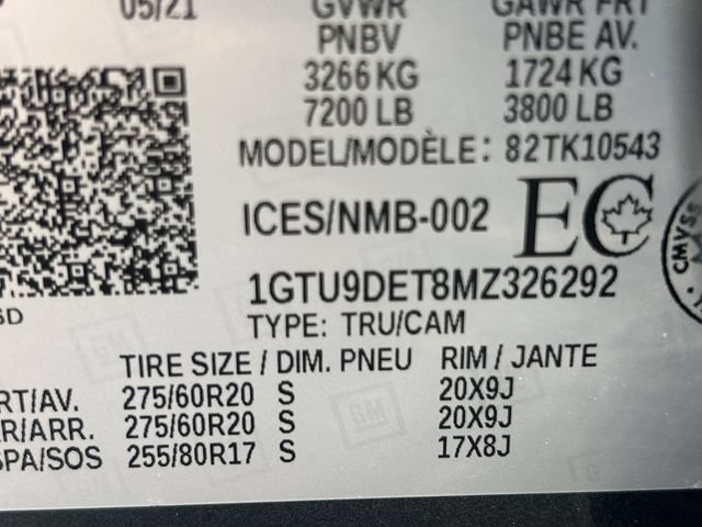 Used 2021 GMC Sierra 1500 SLT w/ SLT Convenience Package AWD/4WD image 32