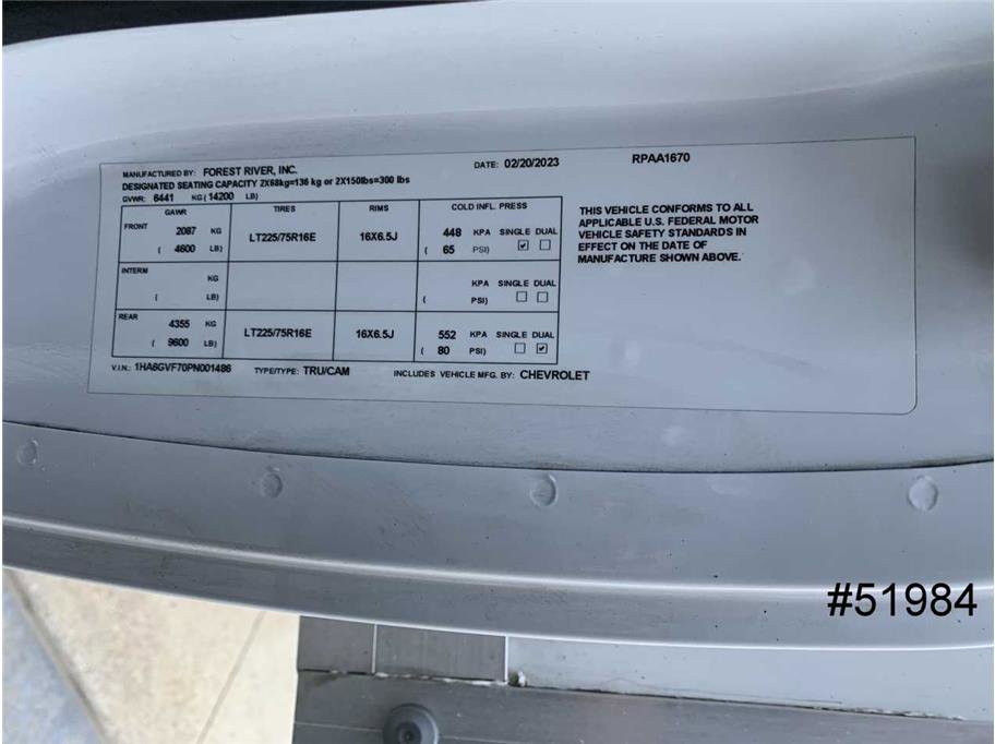 Used 2023 Chevrolet Express 4500 Extended w/ Power Convenience Package RWD image 16