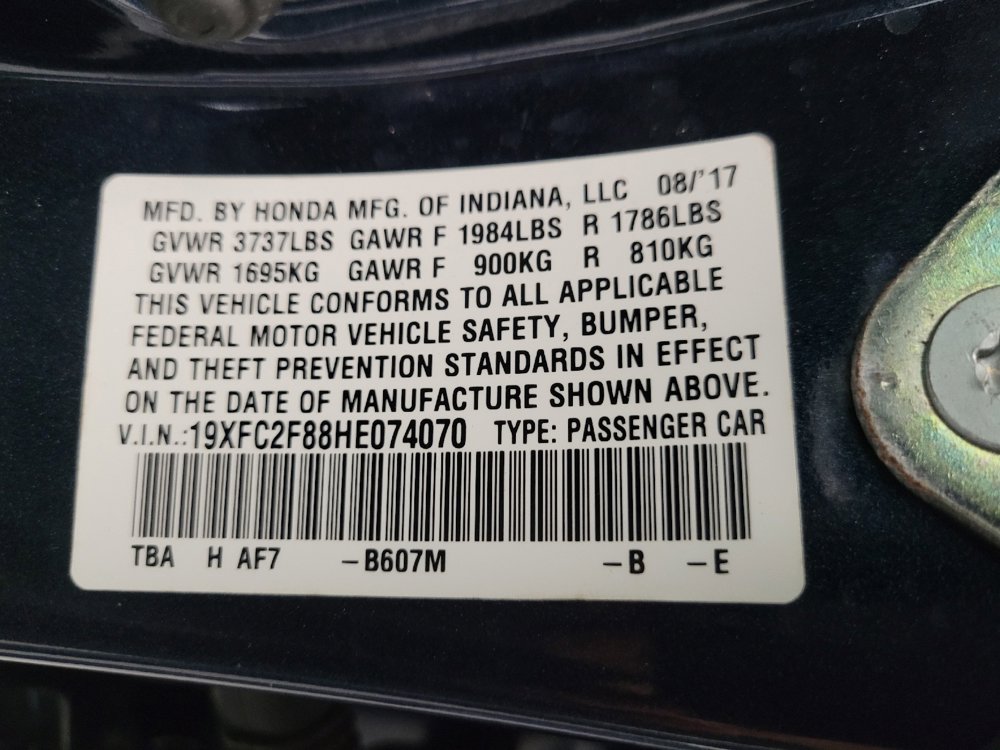 Used 2017 Honda Civic EX image 33