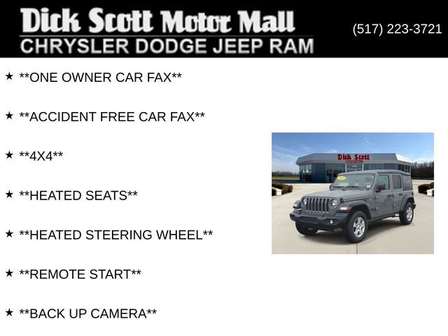 Used 2022 Jeep Wrangler Unlimited Sport image 9