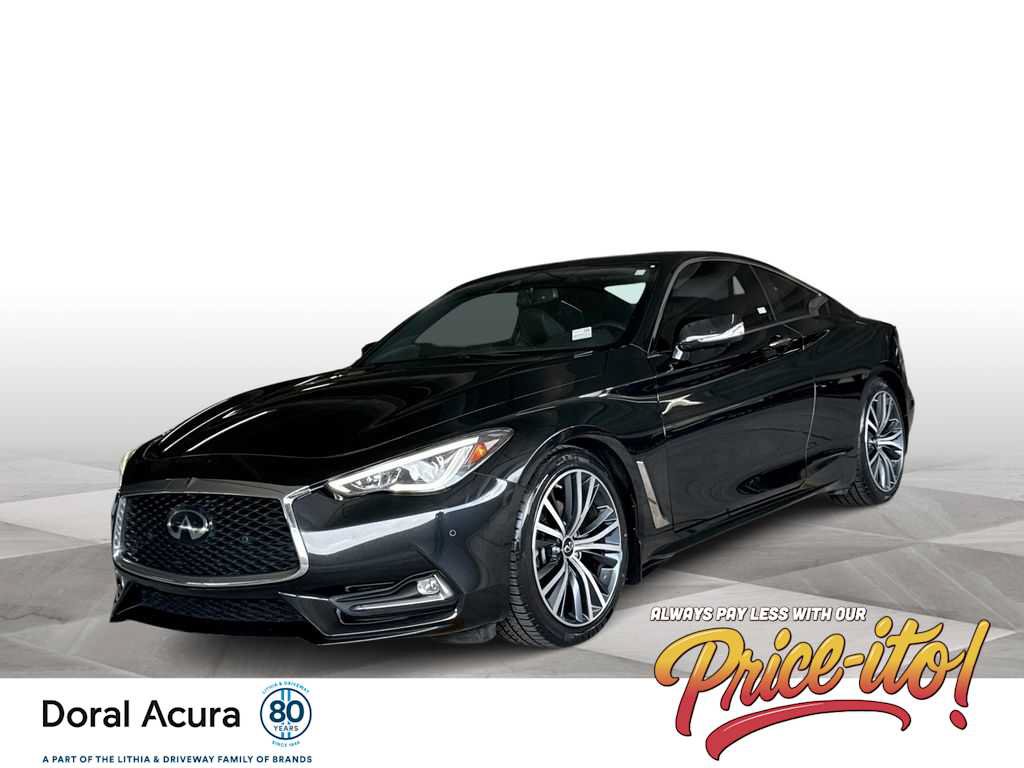 Used 2022 INFINITI Q60 3.0t Luxe w/ Cargo Package RWD image 1