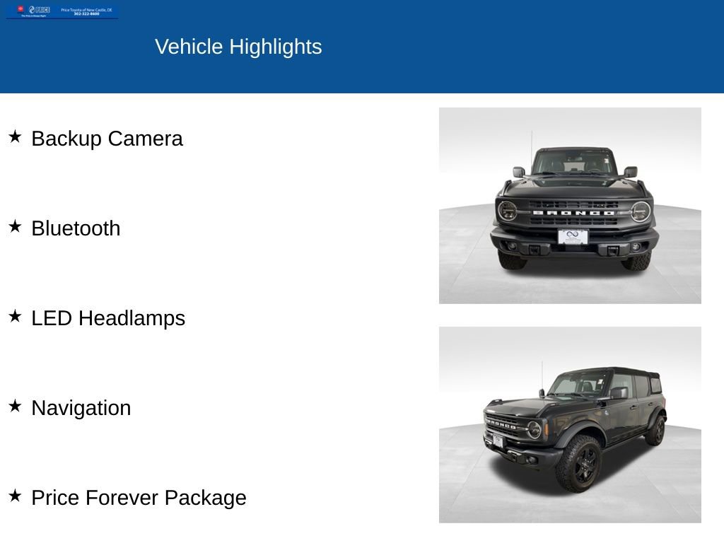 Used 2024 Ford Bronco Black Diamond image 2