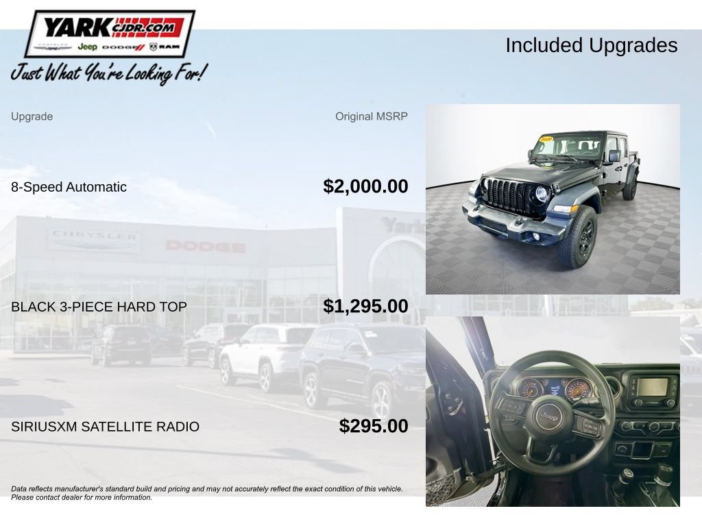 Certified 2020 Jeep Gladiator Sport AWD/4WD image 6