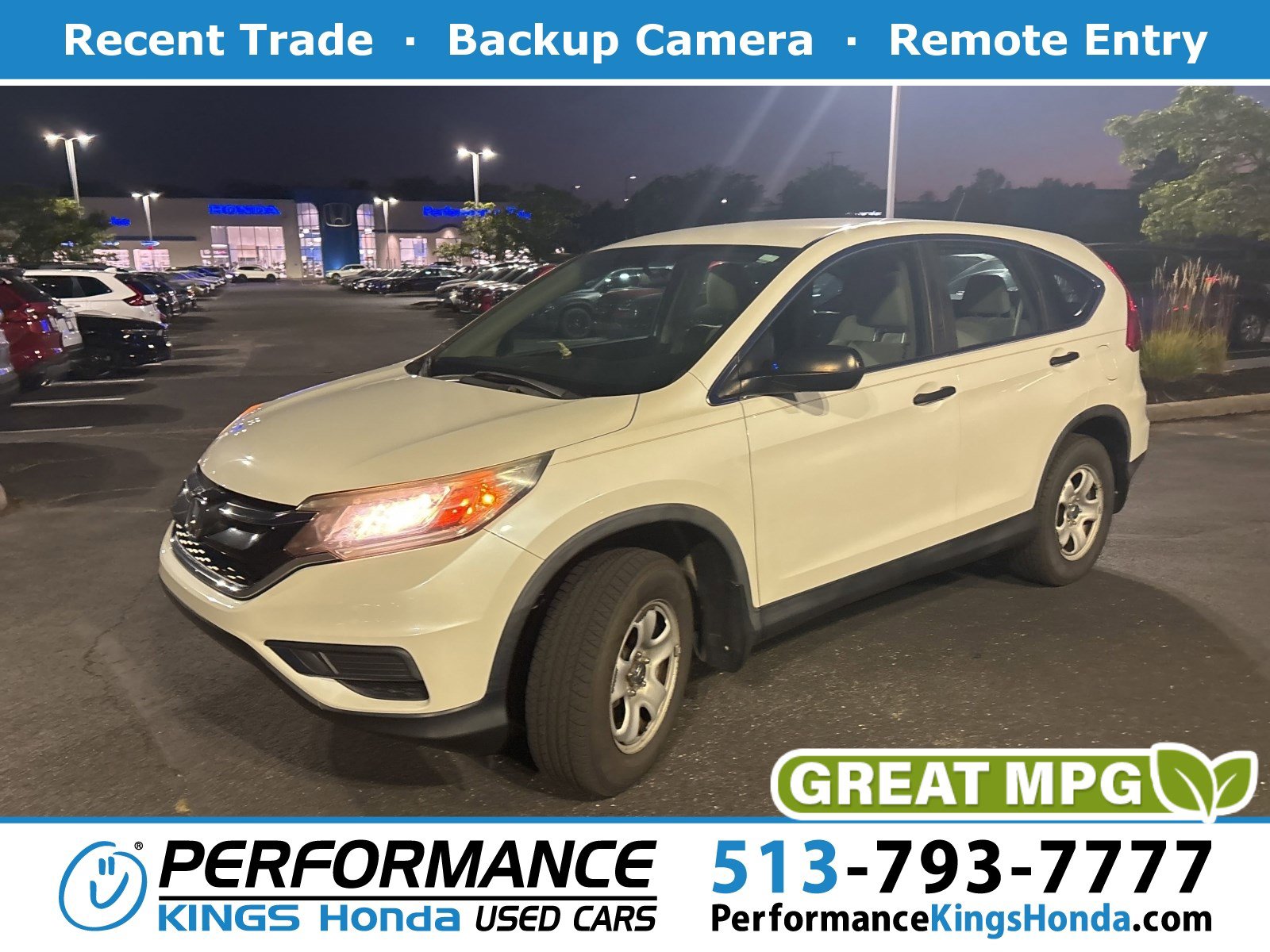 Used 2015 Honda CR-V LX