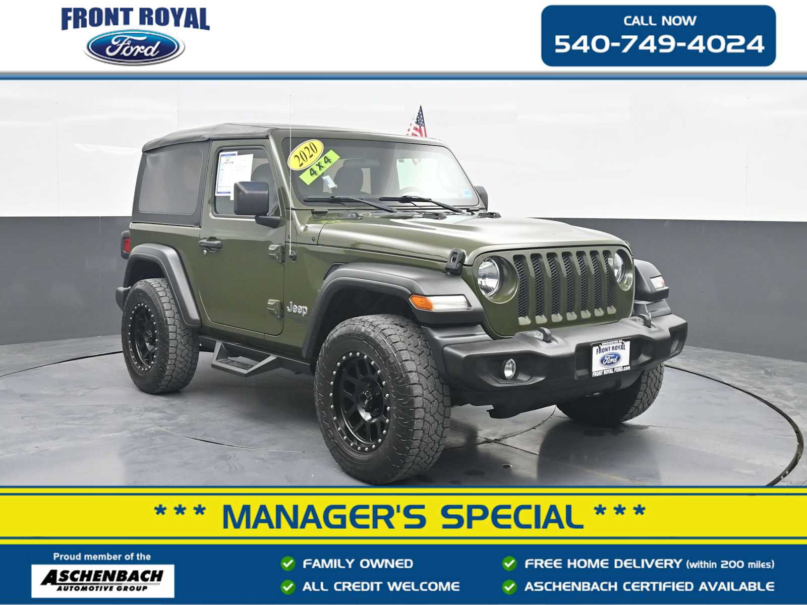 Used 2020 Jeep Wrangler Sport