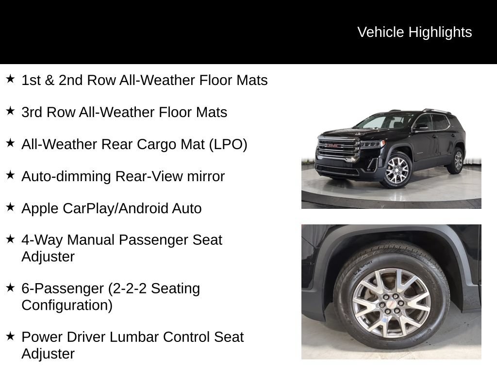 Used 2020 GMC Acadia SLT w/ Trailering Package AWD/4WD image 25