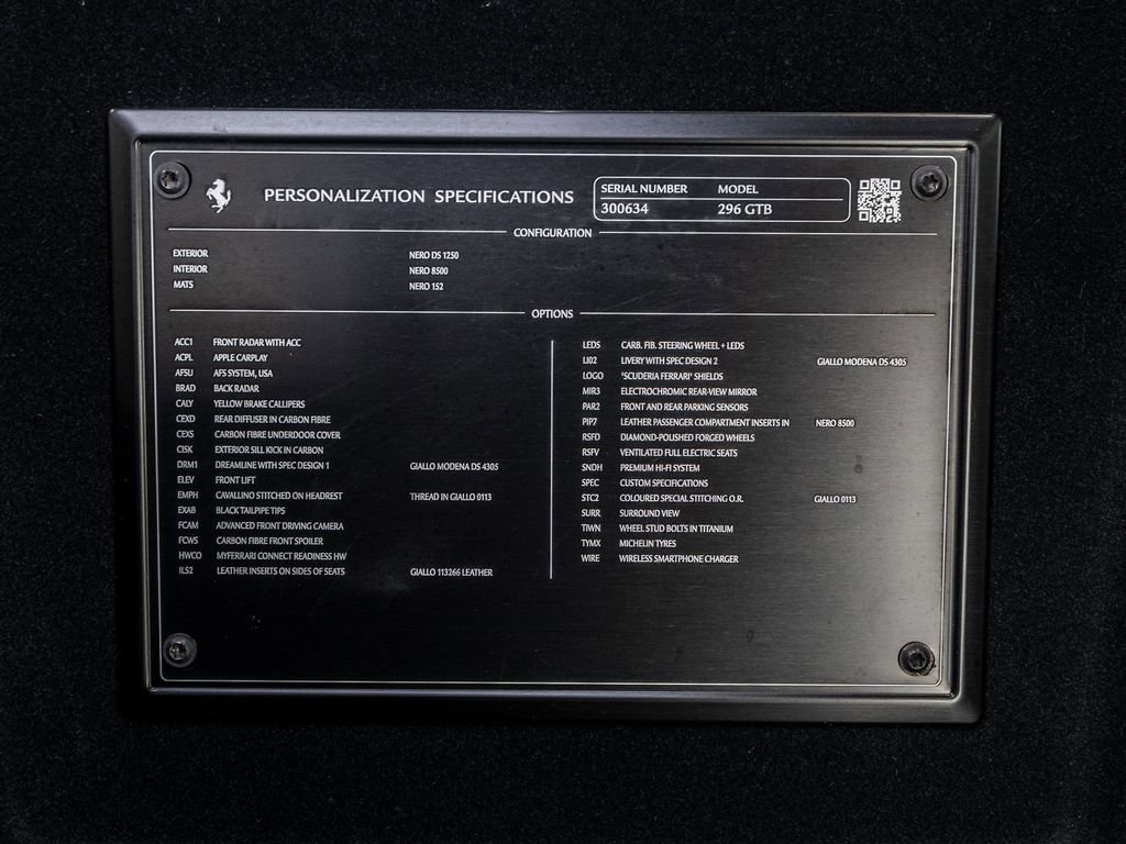 Used 2024 Ferrari 296 GTB RWD image 26