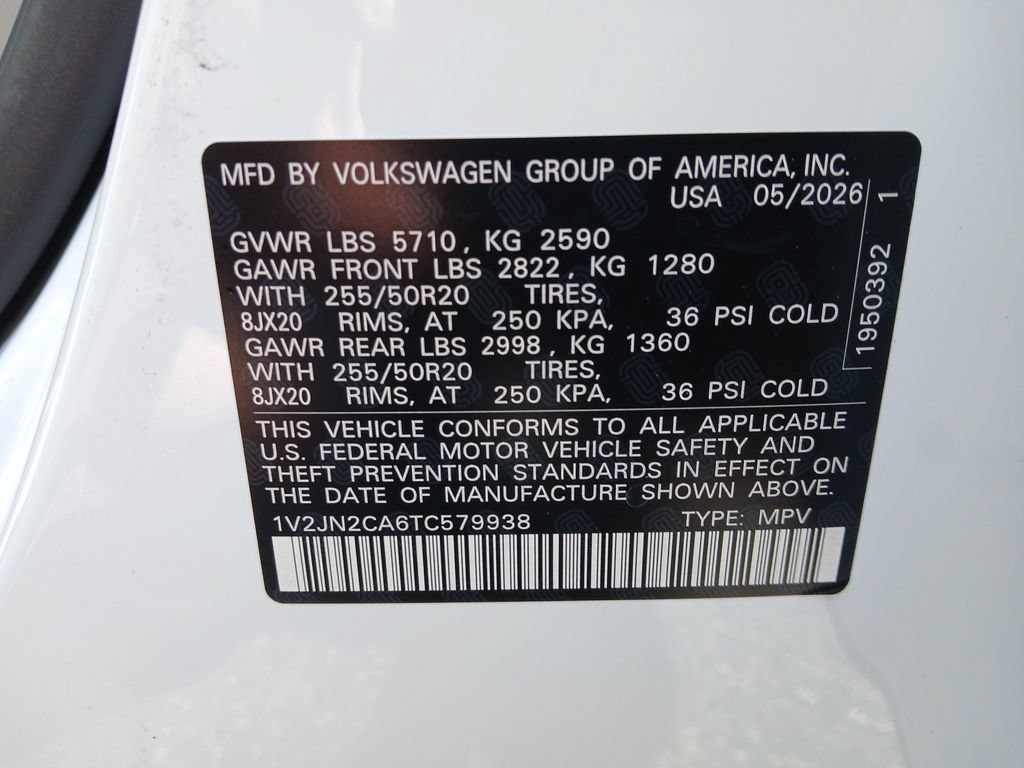 New 2026 Volkswagen Atlas SE FWD image 29