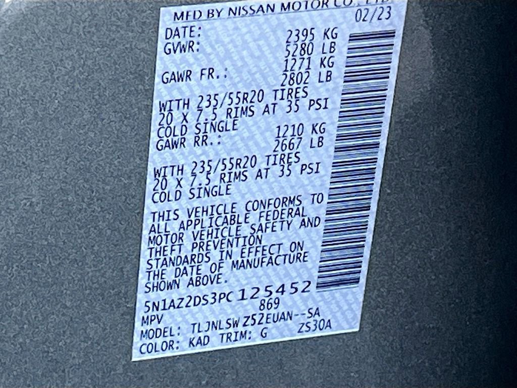 Used 2023 Nissan Murano Platinum w/ Cargo Package image 34