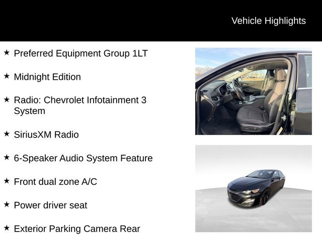 Certified 2022 Chevrolet Malibu LT w/ Midnight Edition image 11