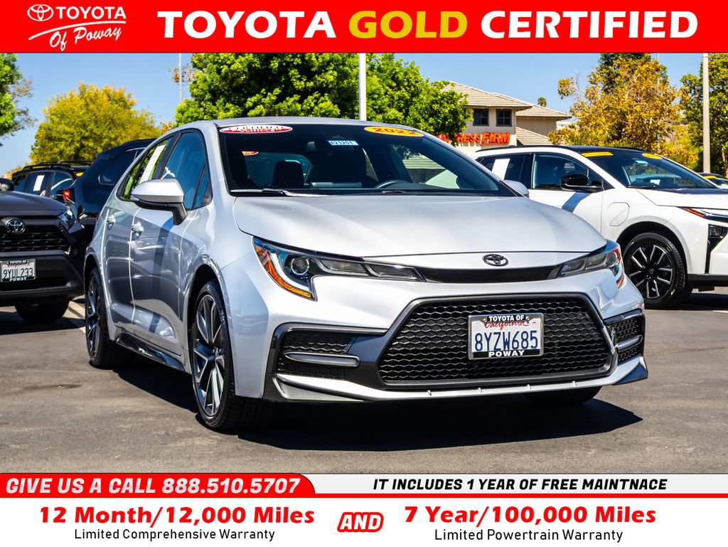 Used 2022 Toyota Corolla SE w/ Carpet Mat Package (TMS) FWD image 1