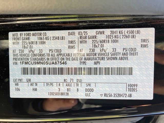 Used 2025 Ford Escape ST-Line AWD/4WD image 44