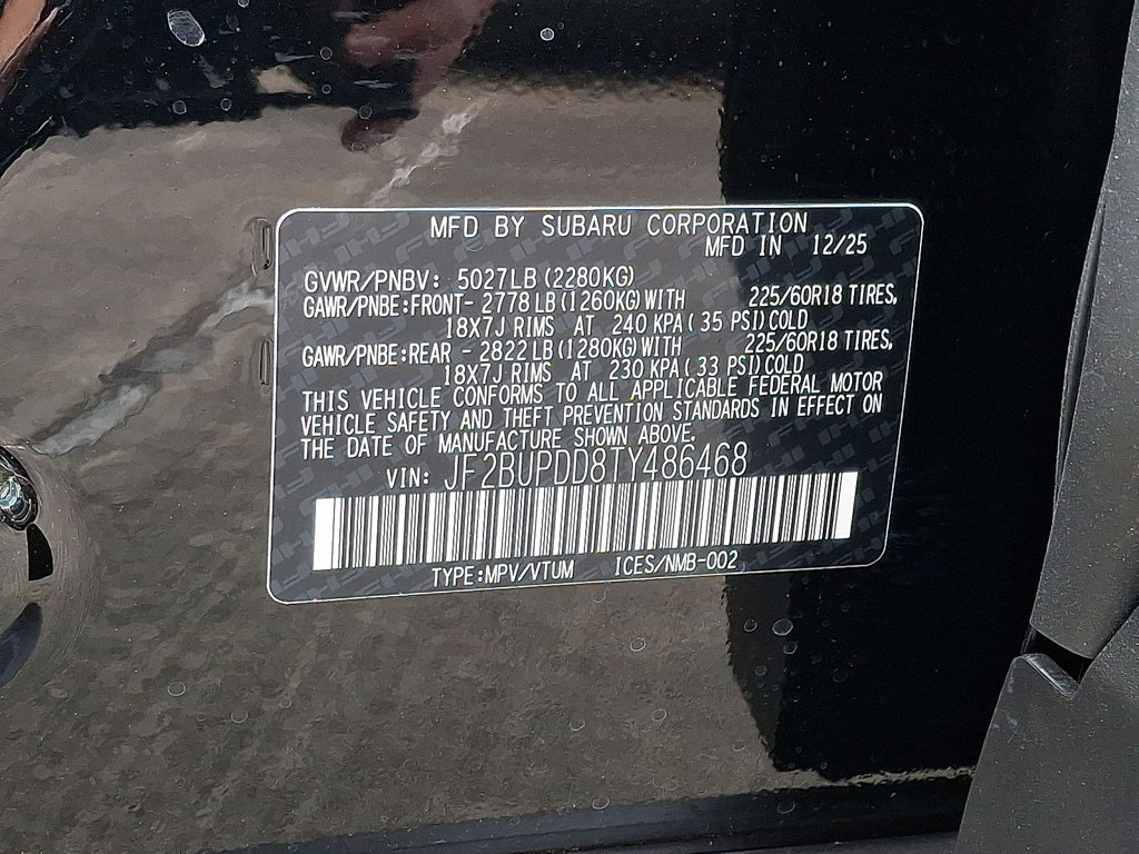 New 2026 Subaru Outback Limited w/ Premium/Limited Package 2 AWD/4WD image 18