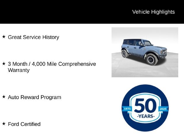 Certified 2023 Ford Bronco Badlands w/ Sasquatch Package AWD/4WD image 7