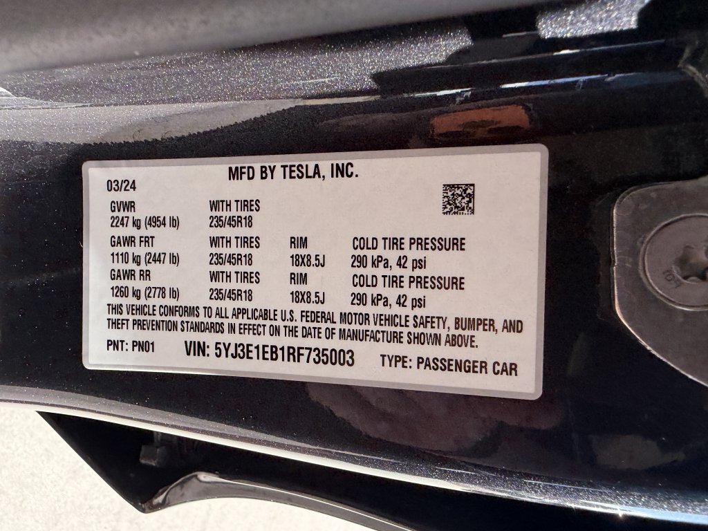 Used 2024 Tesla Model 3 Long Range AWD/4WD image 49