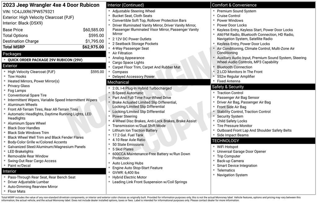 Used 2023 Jeep Wrangler Unlimited Rubicon 4xe image 5