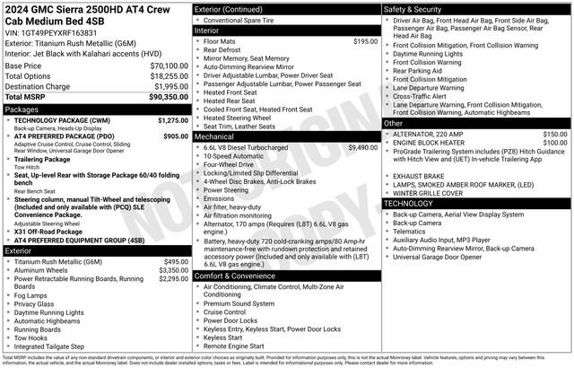 Used 2024 GMC Sierra 2500 AT4 w/ Technology Package image 27