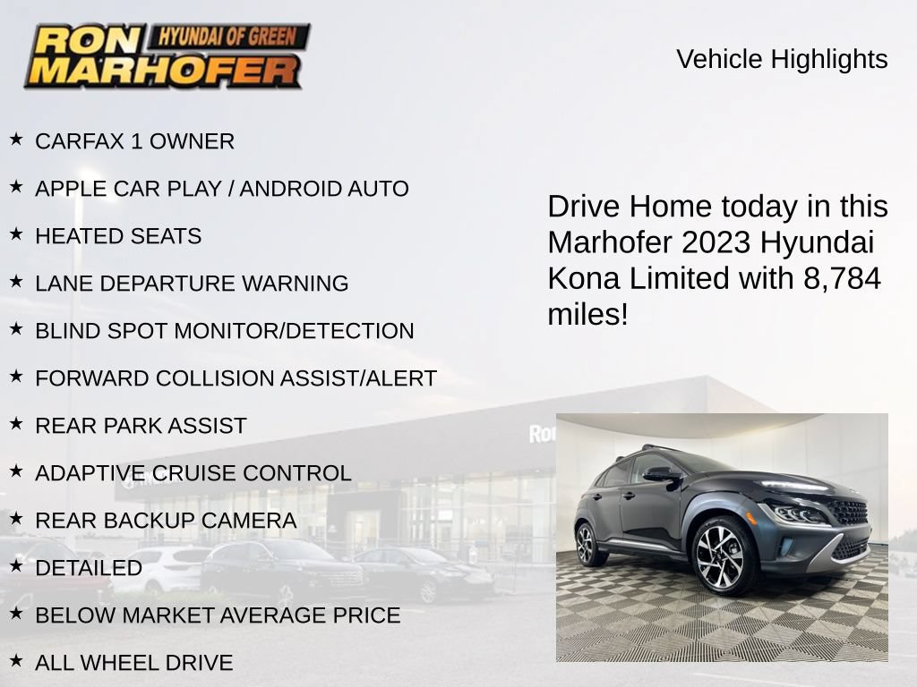 Used 2023 Hyundai Kona Limited AWD/4WD image 15