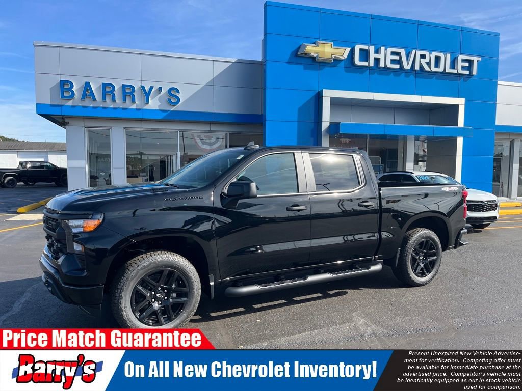 New 2026 Chevrolet Silverado 1500 Custom w/ Turbomax Blackout Package image 1