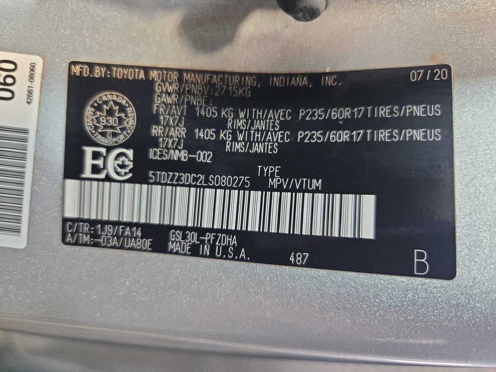Used 2020 Toyota Sienna L FWD image 39