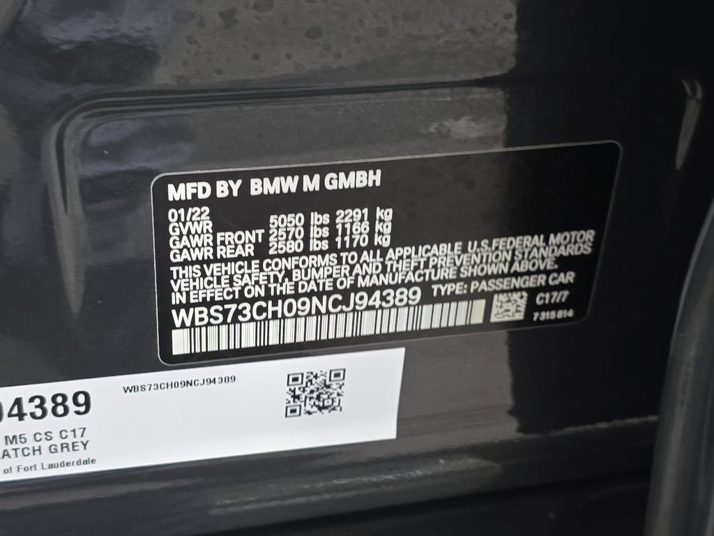 Used 2022 BMW M5 CS AWD/4WD image 33