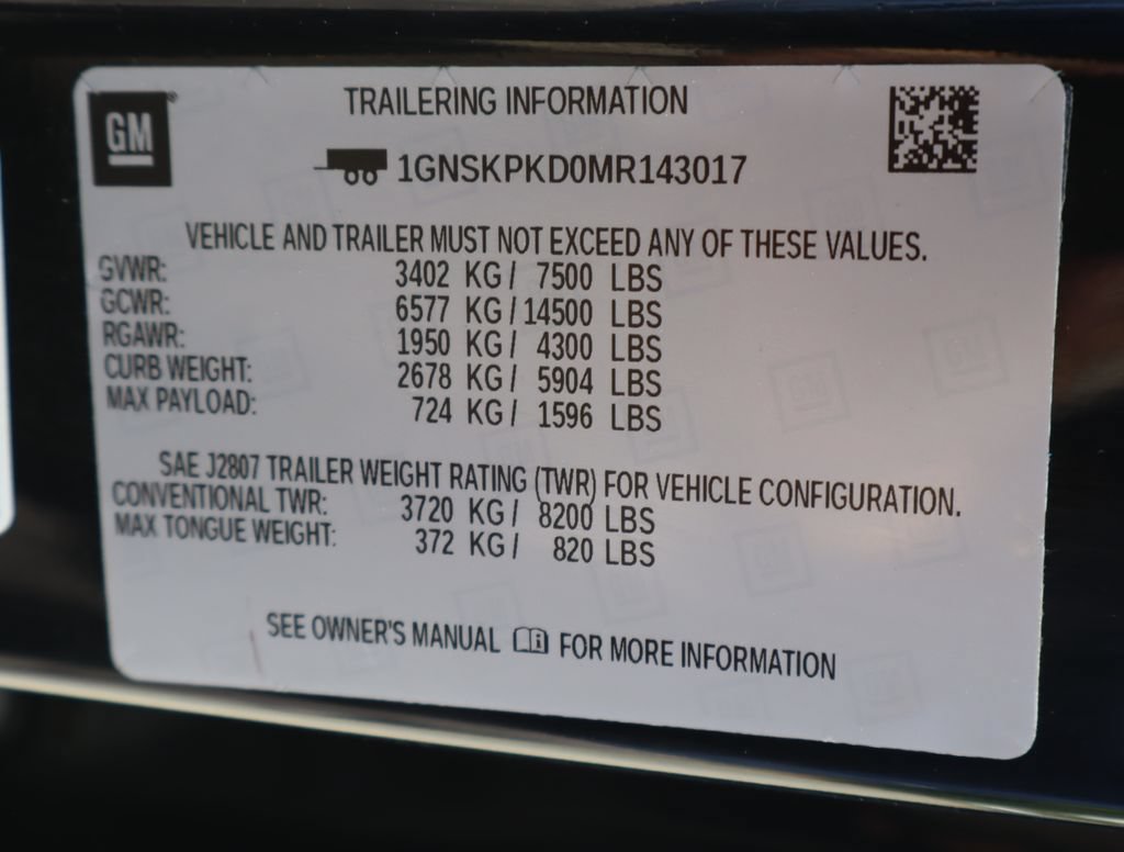 Certified 2021 Chevrolet Tahoe Z71 w/ Z71 Signature Package AWD/4WD image 54