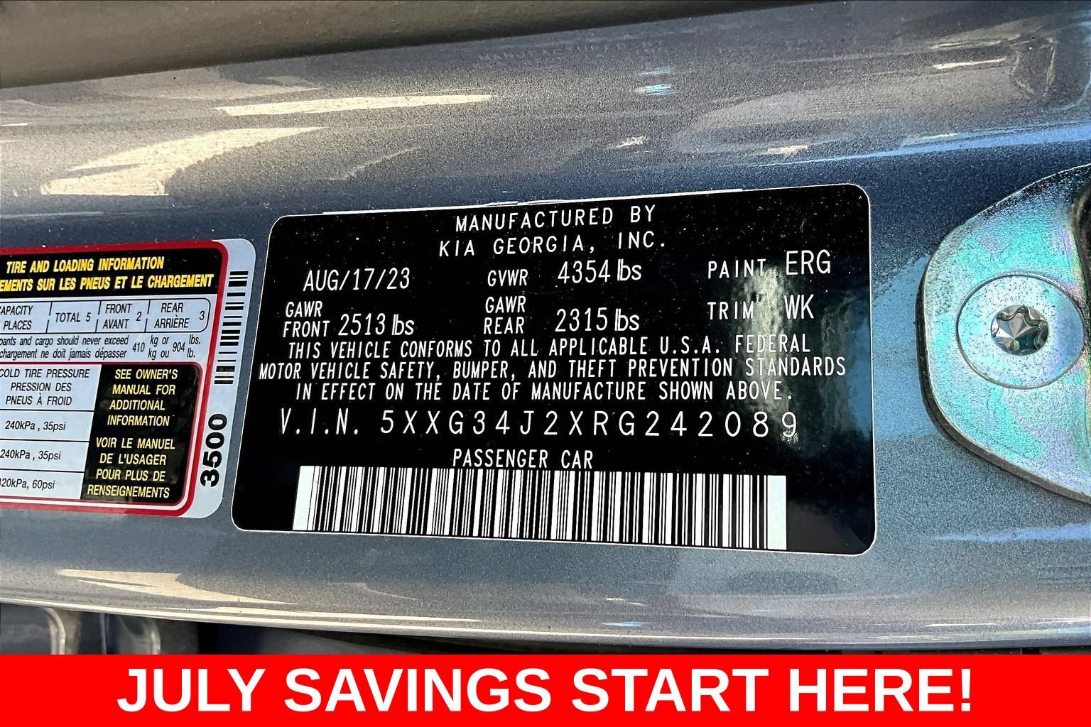 Used 2024 Kia K5 EX FWD image 23