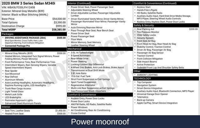Used 2020 BMW M340i w/ Driving Assistance Package RWD image 6