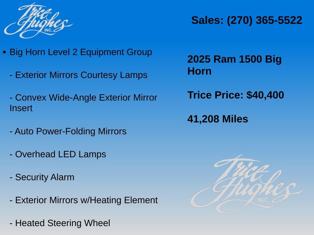 Used 2025 RAM 1500 Big Horn AWD/4WD image 26