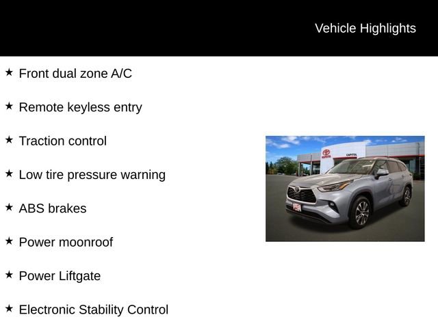 Used 2023 Toyota Highlander XLE image 3