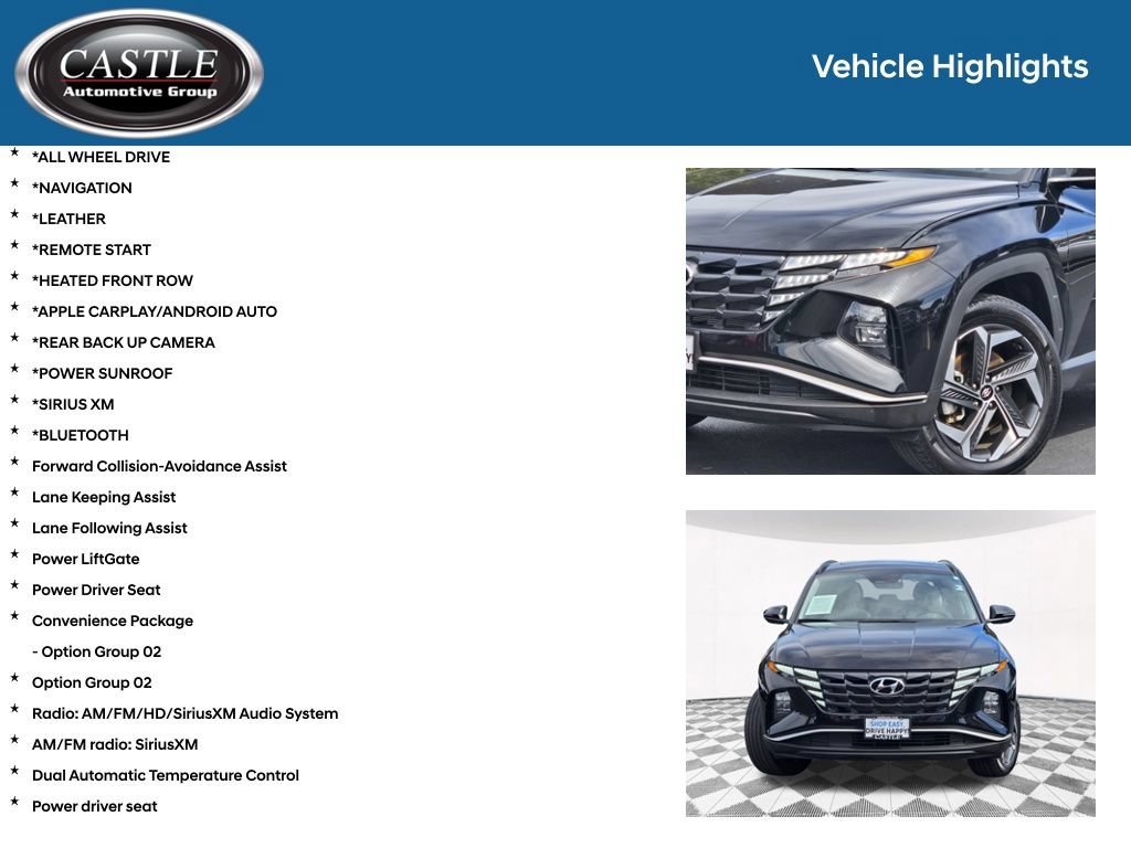 Certified 2023 Hyundai Tucson SEL w/ Convenience Package AWD/4WD image 3