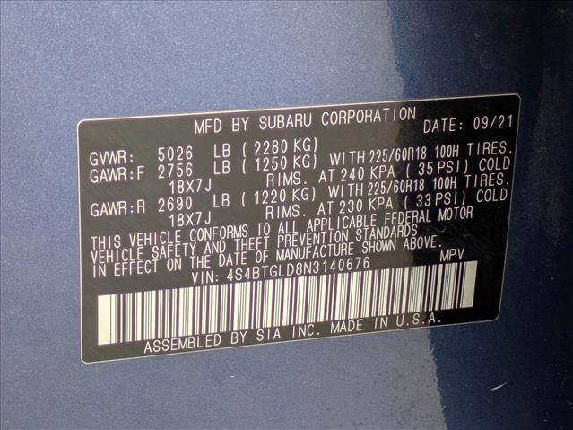 Used 2022 Subaru Outback Onyx Edition XT image 26