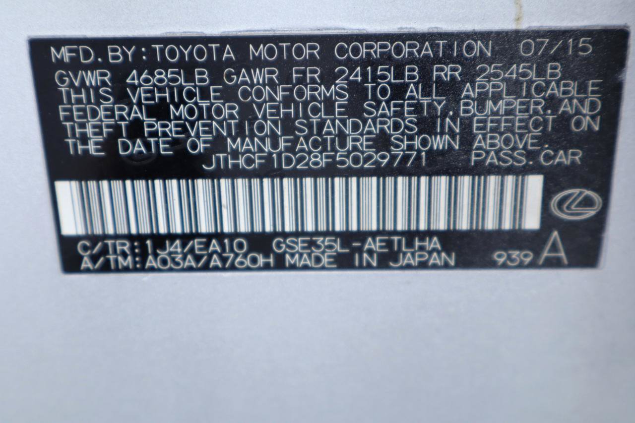 Used 2015 Lexus IS 250 AWD w/ Navigation System Package image 48