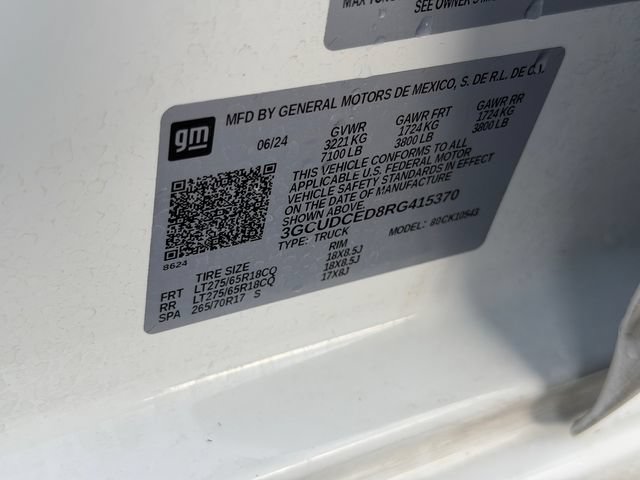 Certified 2024 Chevrolet Silverado 1500 Custom Trail Boss AWD/4WD image 16