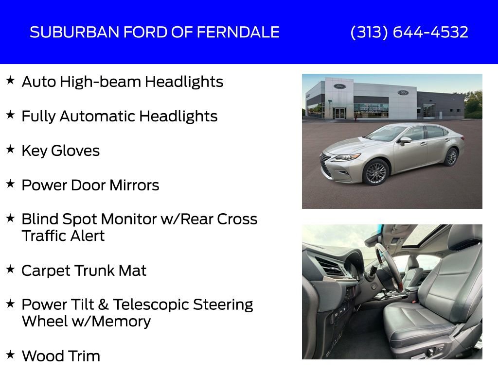 Used 2018 Lexus ES 350 w/ Premier Package image 17