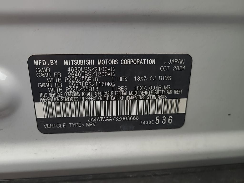 Used 2025 Mitsubishi Eclipse Cross SE AWD/4WD image 4