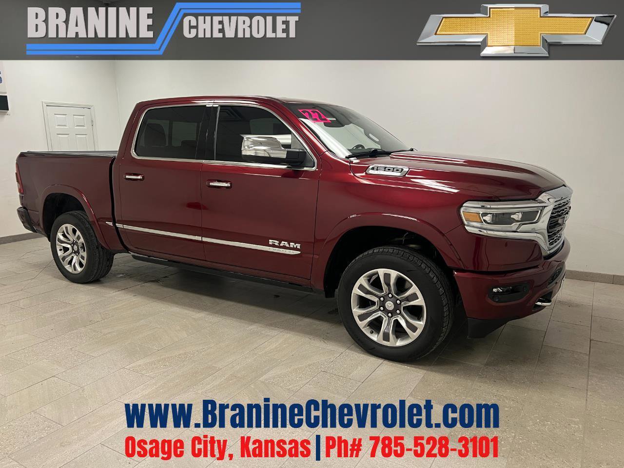 Used 2022 RAM 1500 Limited w/ Body Color Bumper Group