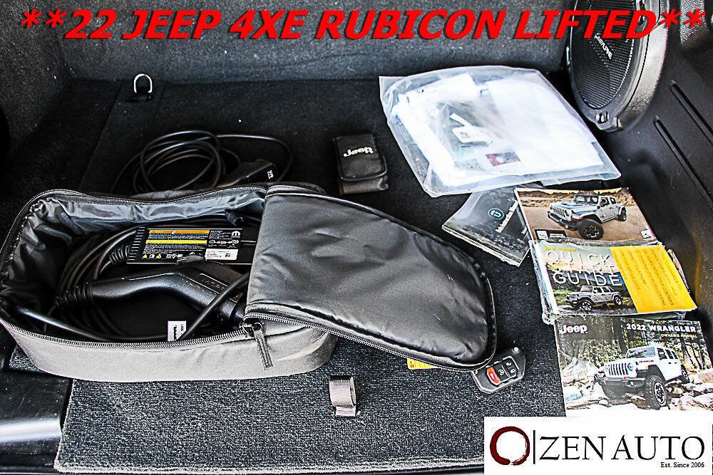 Used 2022 Jeep Wrangler Unlimited Rubicon 4xe w/ Cold Weather Group image 15