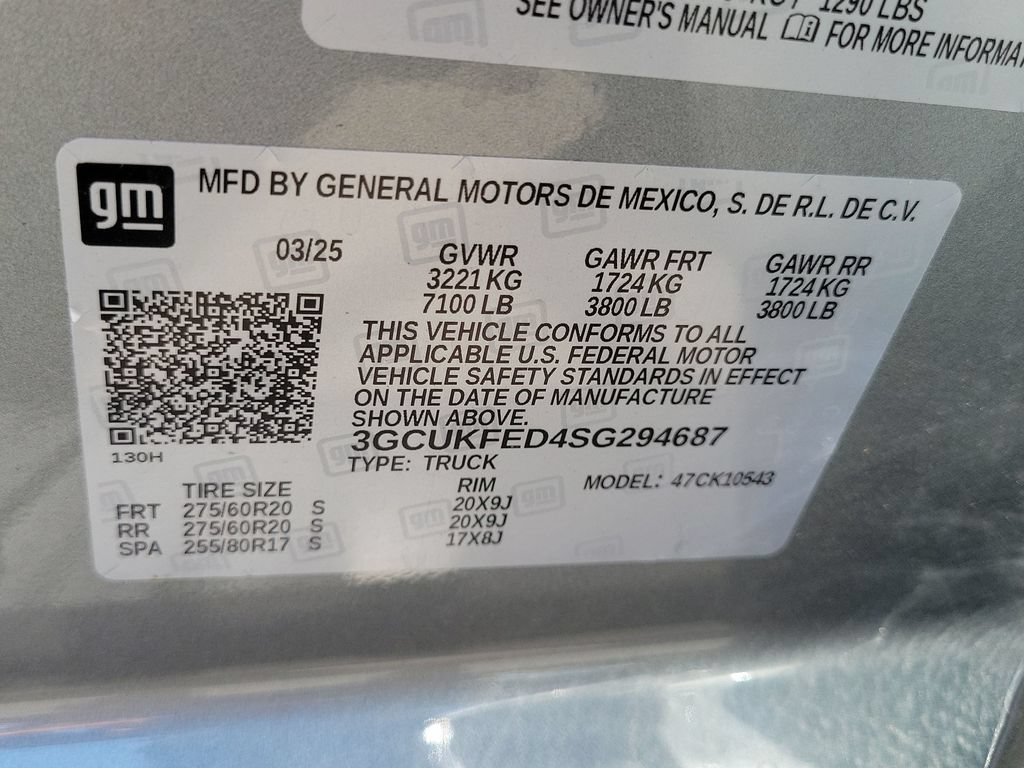 Used 2025 Chevrolet Silverado 1500 LT Trail Boss w/ Protection Package AWD/4WD image 32