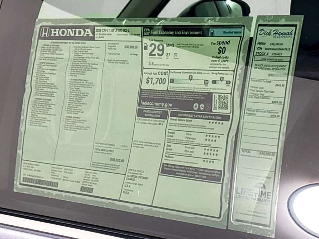 New 2026 Honda CR-V EX-L image 24