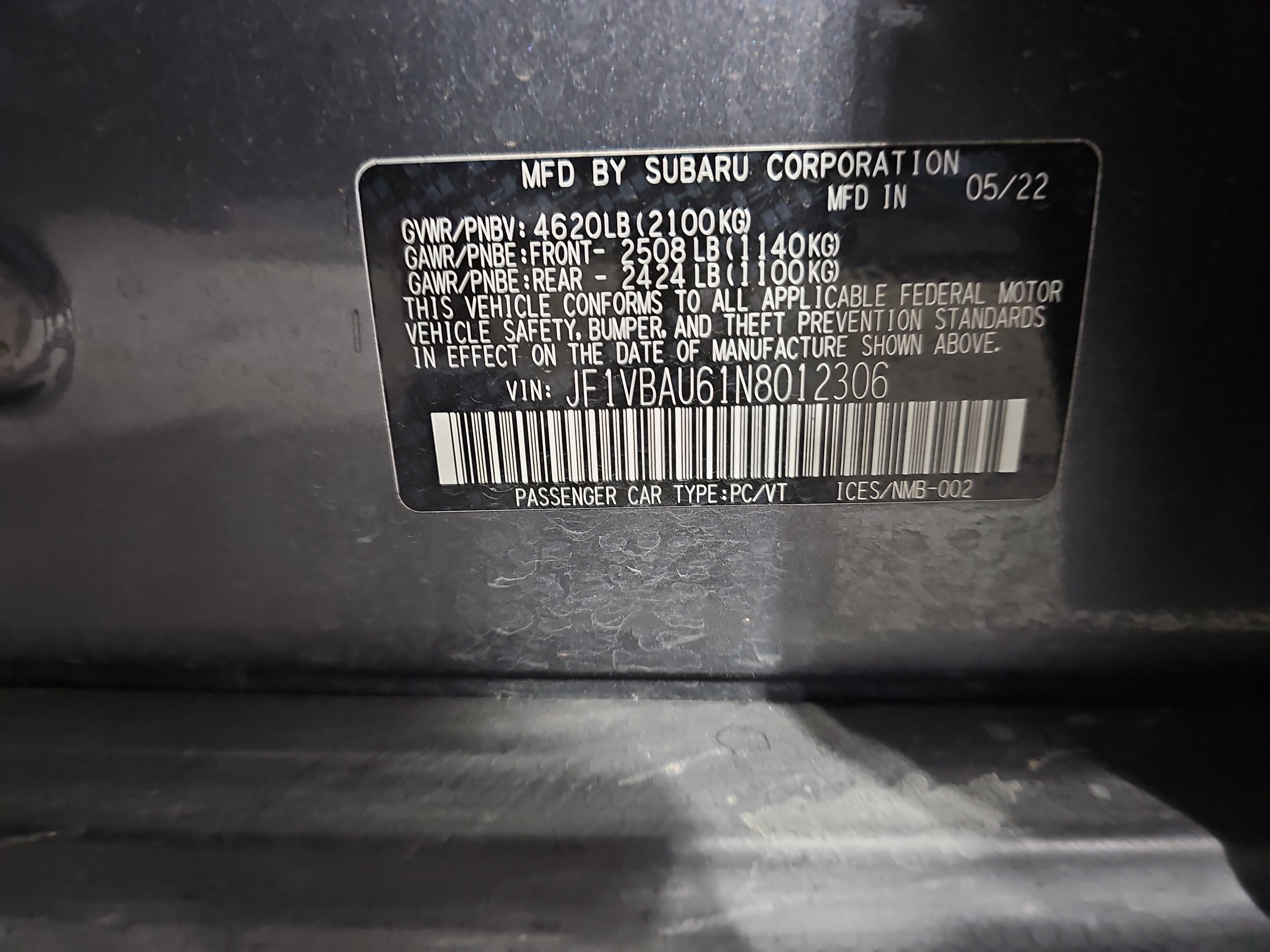 Used 2022 Subaru WRX GT AWD/4WD image 37