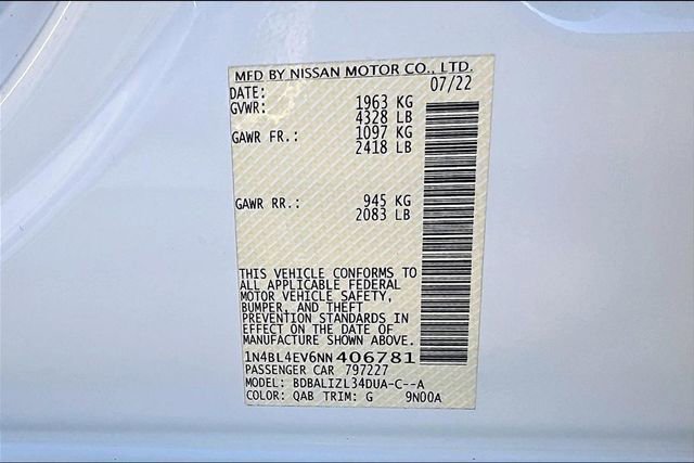 Used 2022 Nissan Altima 2.5 SL image 16