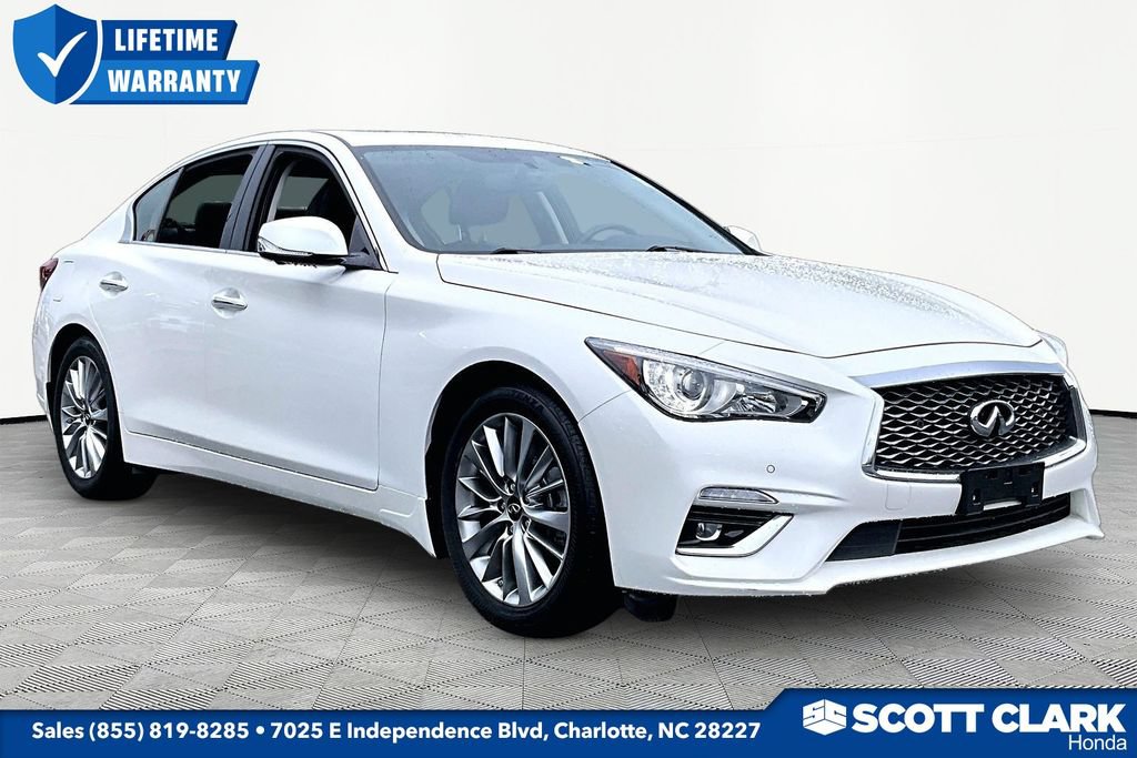 Used 2023 INFINITI Q50 Luxe w/ Cargo Package AWD/4WD image 1