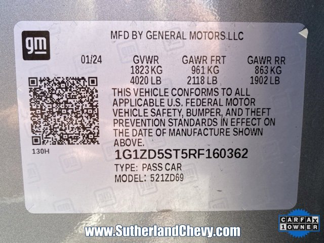 Used 2024 Chevrolet Malibu LT image 40