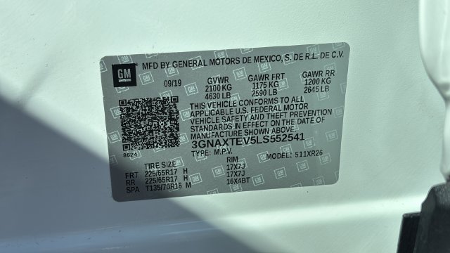 Used 2020 Chevrolet Equinox LT w/ Driver Convenience Package AWD/4WD image 28
