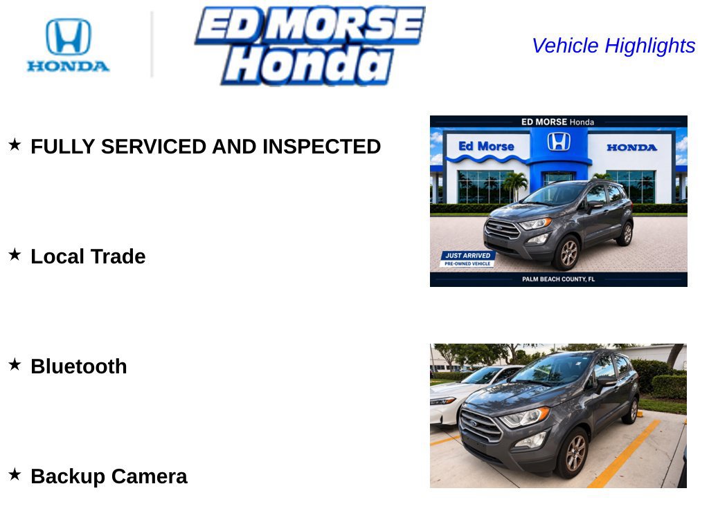 Used 2019 Ford EcoSport SE FWD image 6
