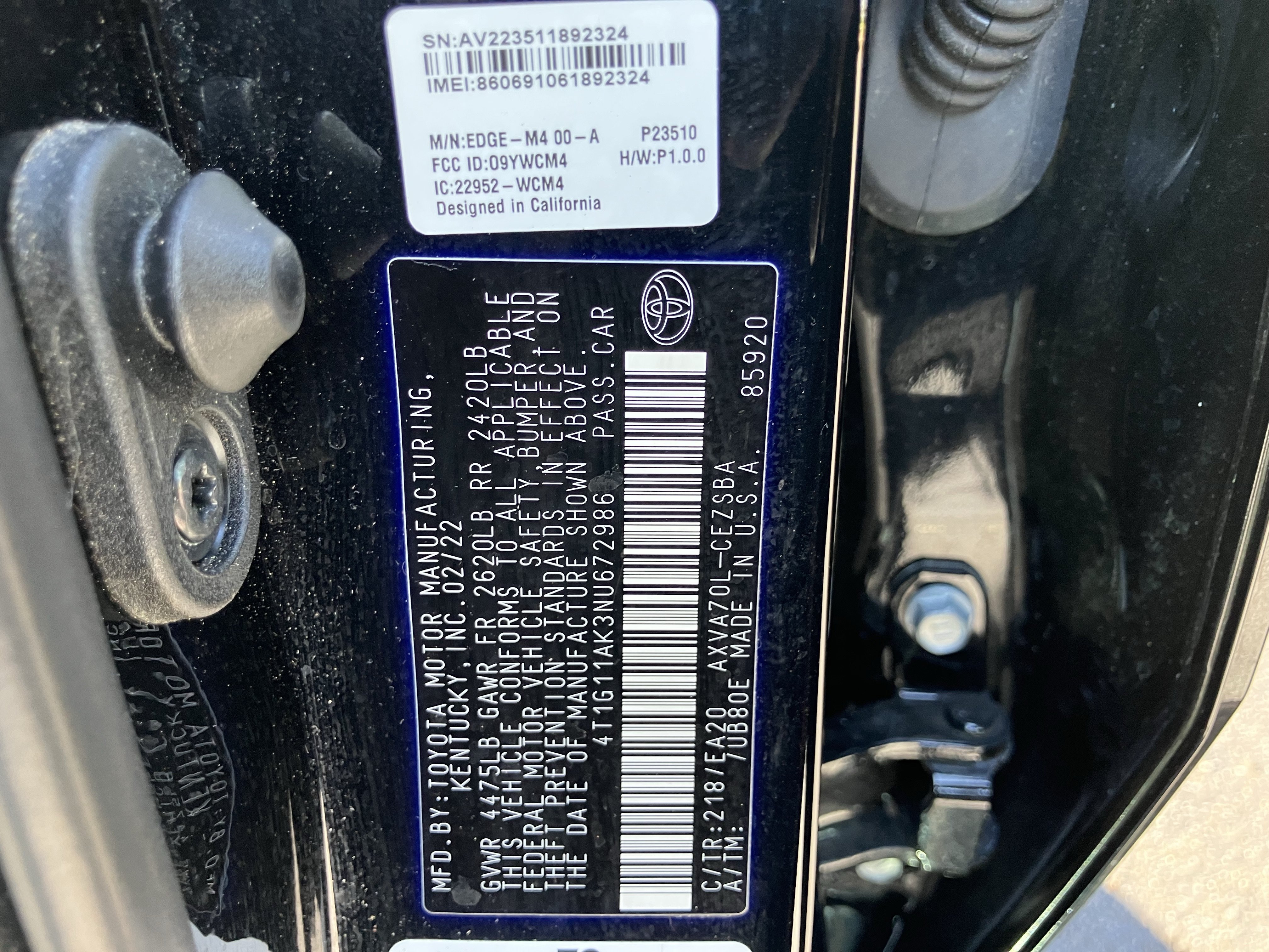 Used 2022 Toyota Camry SE FWD image 36
